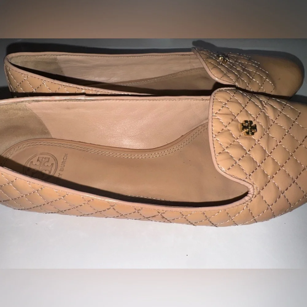 Tory Burch Pale Pink Quilted Loafer Sz 8.5